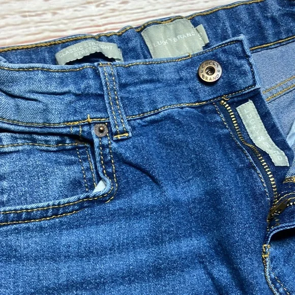 Lucky Brand Classic Straight Stretch Denim Jeans Boys 16 - Picture 5 of 6